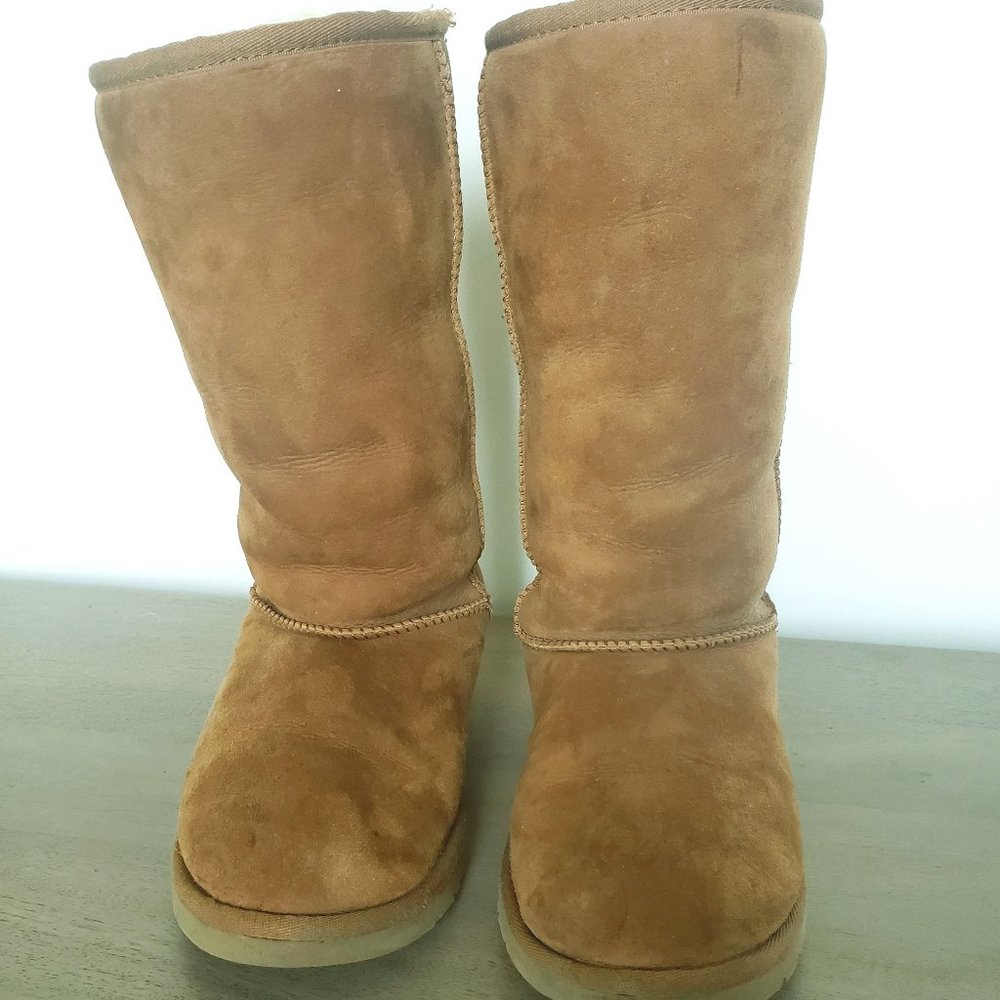 Tall Tan Classic Sheepskin UGG Boots